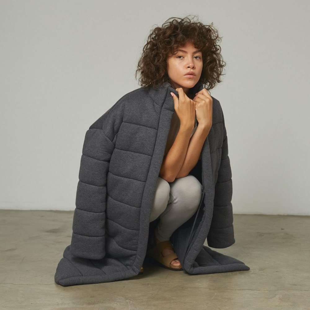 NWOT Lunya Double Faced House Coat - Picture 3 of 11